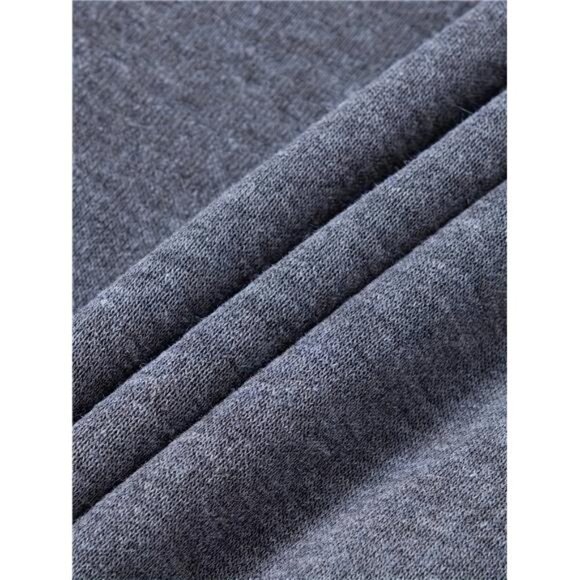 NWT Men's Technical Quarter-Zip Hoodie Navy Blue Utility Pocket Sweatshirt - Picture 5 of 5